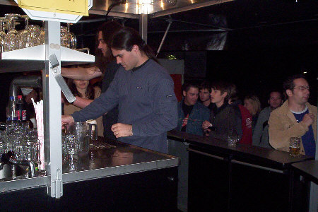 3 Bier, 2 Panasch, 4 Gespritzte, 2 Radler, ein Kilkenny